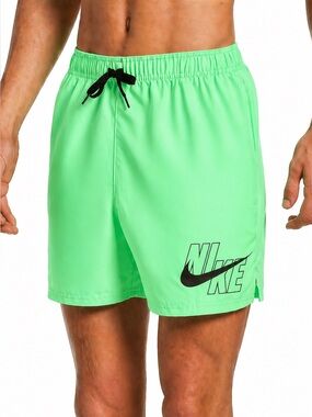 Nike Men's Neon Green Swim Shorts